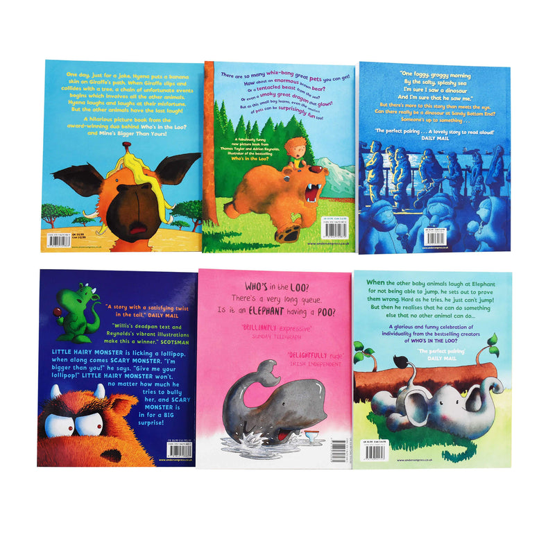 Jeanne Willis Whos in the Loo 6 Picture Books Colletcion - Paperback - Age 0-5 0-5 Andersen Press