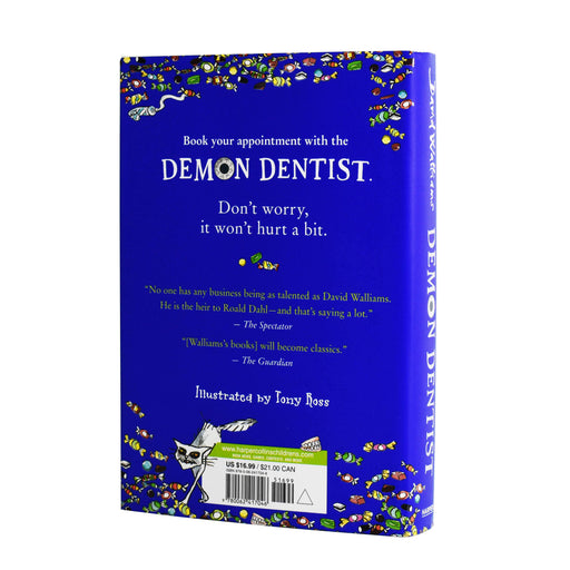Demon Dentist by David Walliams - Humour - Hardcover - Age 9-14 9-14 Harper Collins