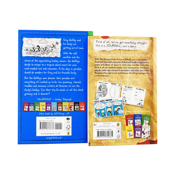 Diary of a Wimpy Kid The Getaway & Do-It-Yourself 2 Books Collection By Jeff Kinney - Age 7-9 7-9 Penguin