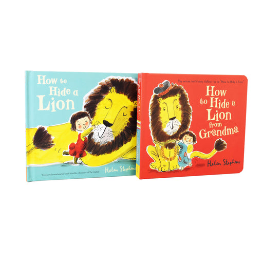 How to Hide a Lion 2 Board Books Collection By Helen Stephens - Age 2-5 0-5 Alison Green Books