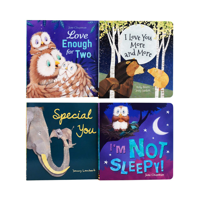 My First Board Books Library of 4 Heartwarming Stories Collection - Age 2-5 0-5 Little Tiger