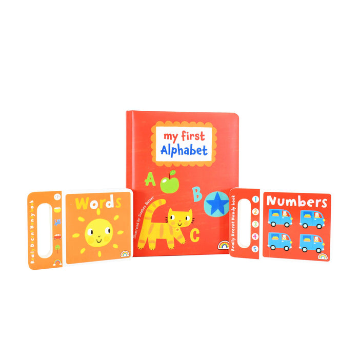 My First Alphabet Collection Numbers & Words 3 Board Book Set - Age 0-5 0-5 Really Decent Books