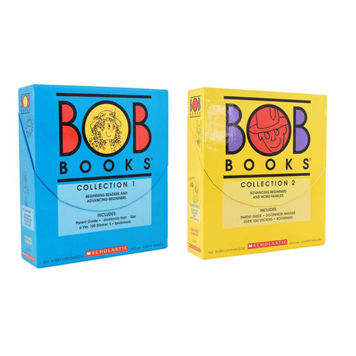 Bob Books 34 Books Collection 1 & 2 Beginning Readers and Advancing Beginners by Bobby Lynn Maslan - Paperback 5-7 Scholastic