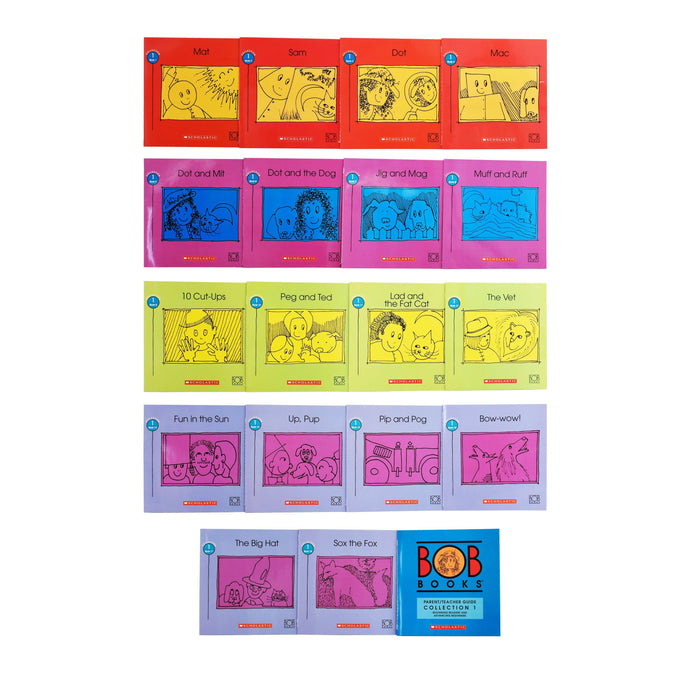 Bob Books 34 Books Collection 1 & 2 Beginning Readers and Advancing Beginners by Bobby Lynn Maslan - Paperback 5-7 Scholastic