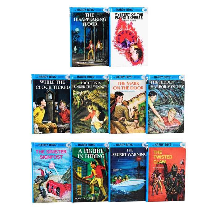 The Hardy Boys Collection 11-20: 10 Books Box Set by Franklin W Dixon - Hardcover - Age 8-12 9-14 Grosset & Dunlop