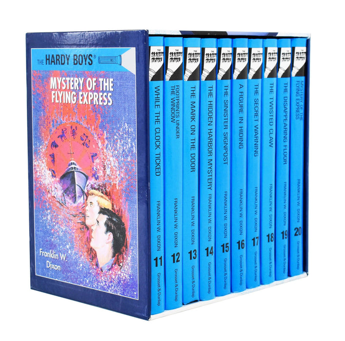 The Hardy Boys Collection 11-20: 10 Books Box Set by Franklin W Dixon - Hardcover - Age 8-12 9-14 Grosset & Dunlop