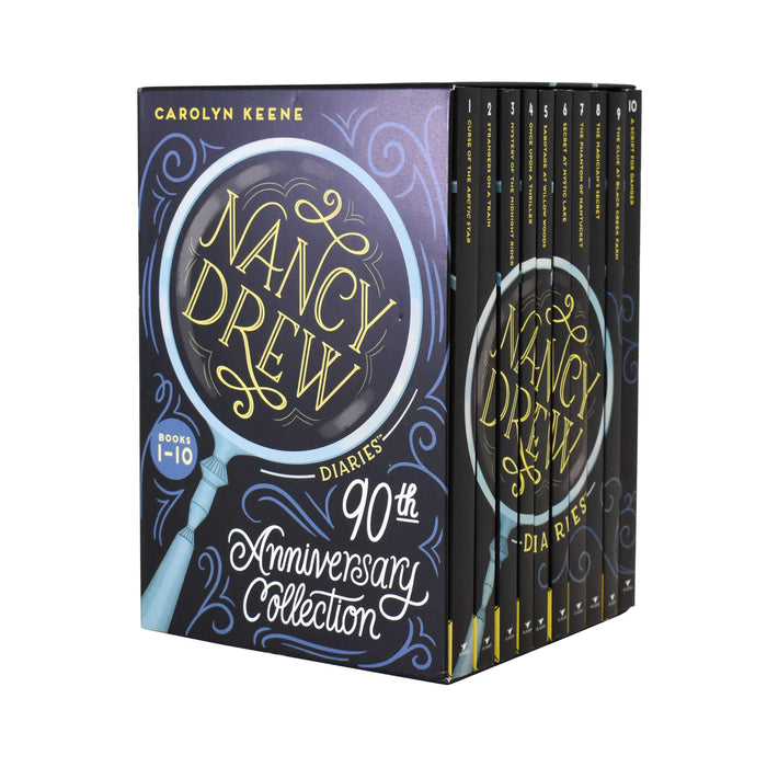 Nancy Drew Diaries 90th Anniversary 10 Books Collection Box Set By Carolyn Keene - Age 8-12 9-14 Simon & Schuster