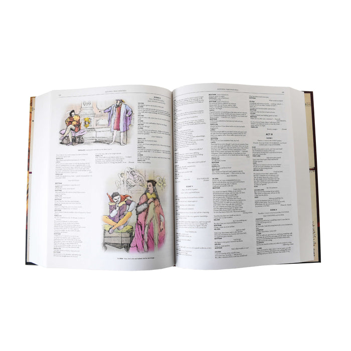 William Shakespeare 2 Volume Box Set The Complete Works and a Companion Guide - Hardcover Adult Worth Press Limited