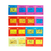 Bob Books 16 Books Collection Box 2 for Advancing Beginners and Word Families INCLUDING Parent Guide, Doorknob Hangerover 100 Stickers & Bookmark - Paperback 5-7 Scholastic