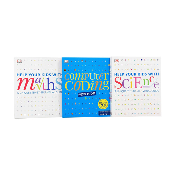 DK Help Your Kids with Maths, Science & Computer Coding 3 Books Collection - Ages 5-7 - Paperback by Carol Vorderman 5-7 DK