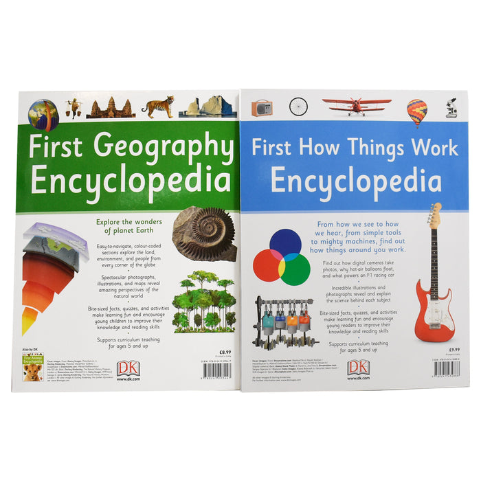 DK First Encyclopedia 2 Books Collection Set - Ages 7-9 - Paperback 7-9 DK Publishing