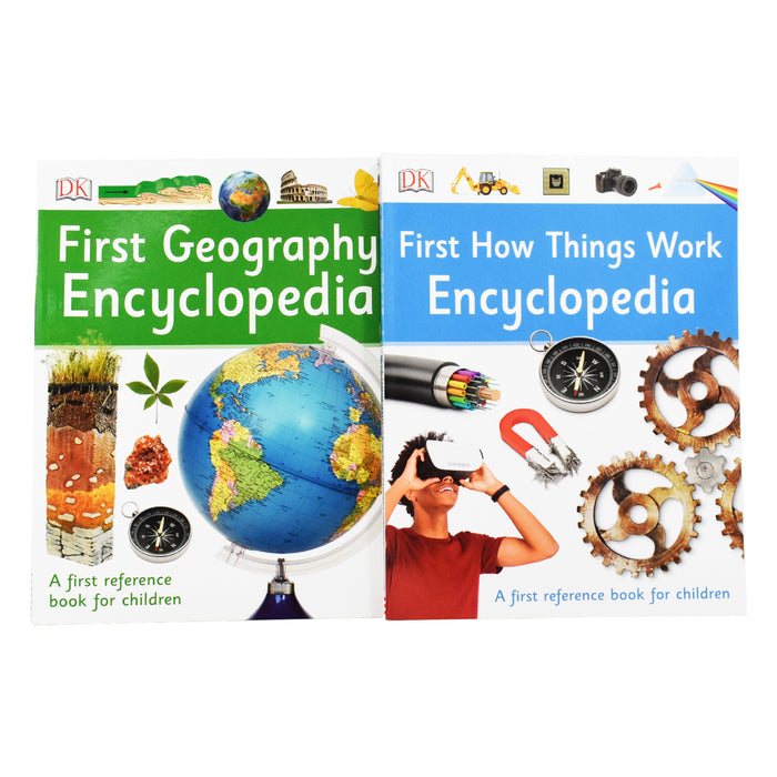 DK First Encyclopedia 2 Books Collection Set - Ages 7-9 - Paperback 7-9 DK Publishing