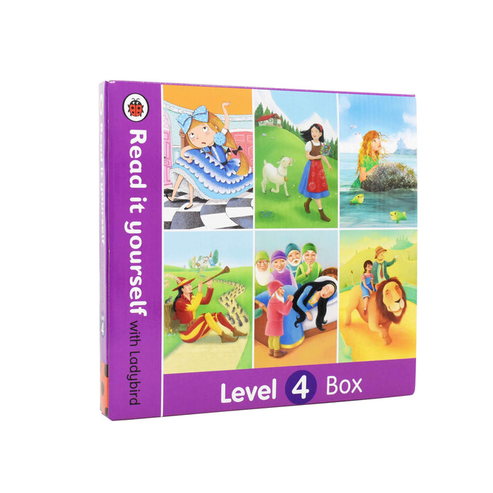 Read it Yourself with Ladybird Level 4 Collection 6 Books Box Set - Ages 0-5 - Hardback 0-5 Ladybird