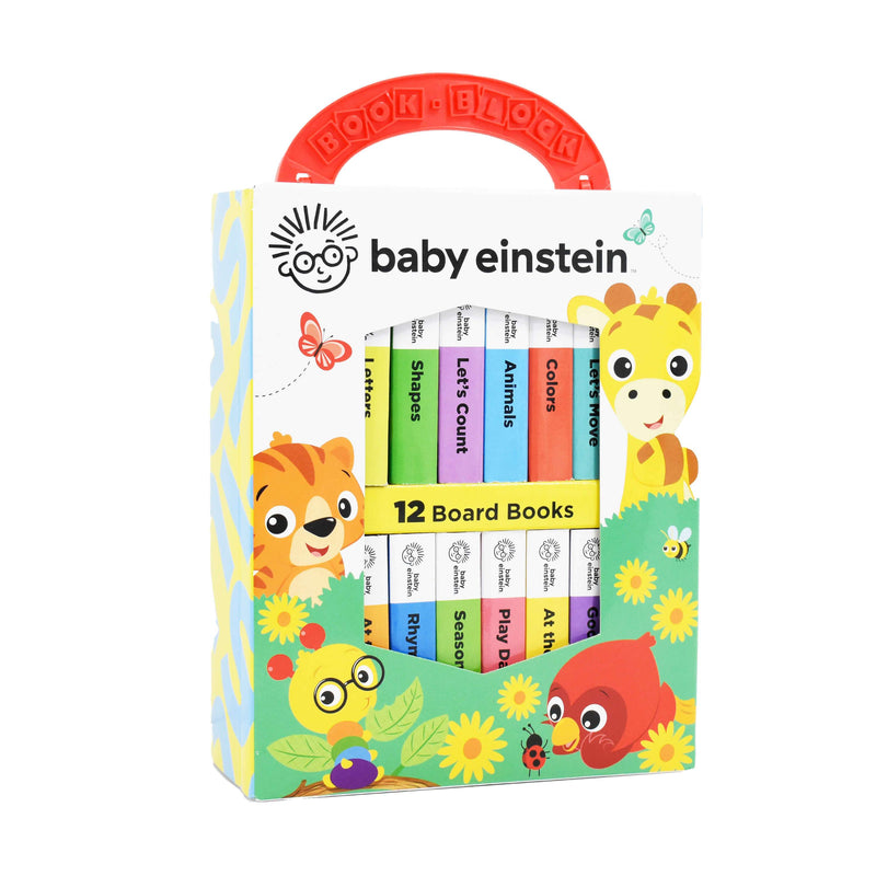 Baby Einstein My First Library 12 Board Books by PI Kids- Ages 0-5 0-5 PI Kids