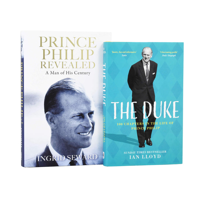 Prince Philip Revealed: A Man of His Century and The Duke: 100 Chapters in the Life of Prince Philip 2 Books Collection Set - Hardcover Non Fiction Simon & Schuster