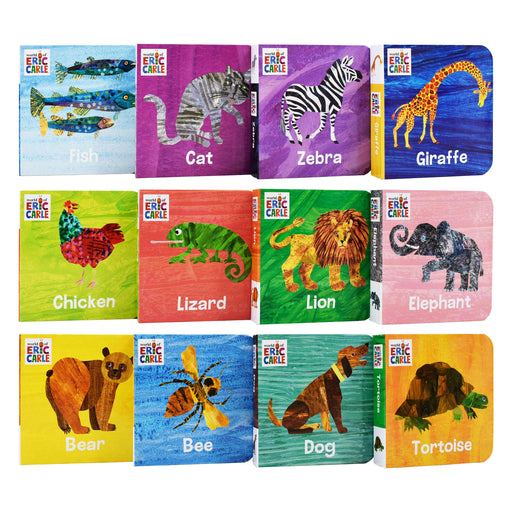 World of Eric Carle 12 Animal Books Collection Set By Pi Kids - Ages 0-5 - Board Book 0-5 Phoenix International Publications