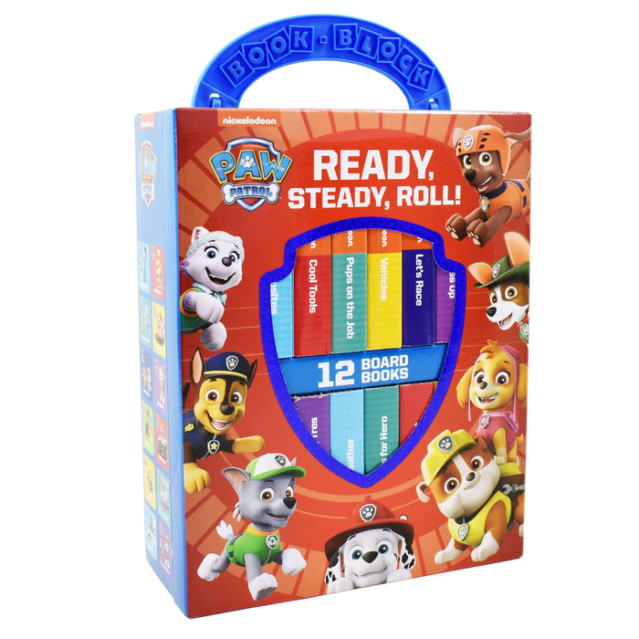 Paw Patrol My First Library Ready, Set, Roll! by PI Kids - Ages 0-5 - Board Book 0-5 PI Kids