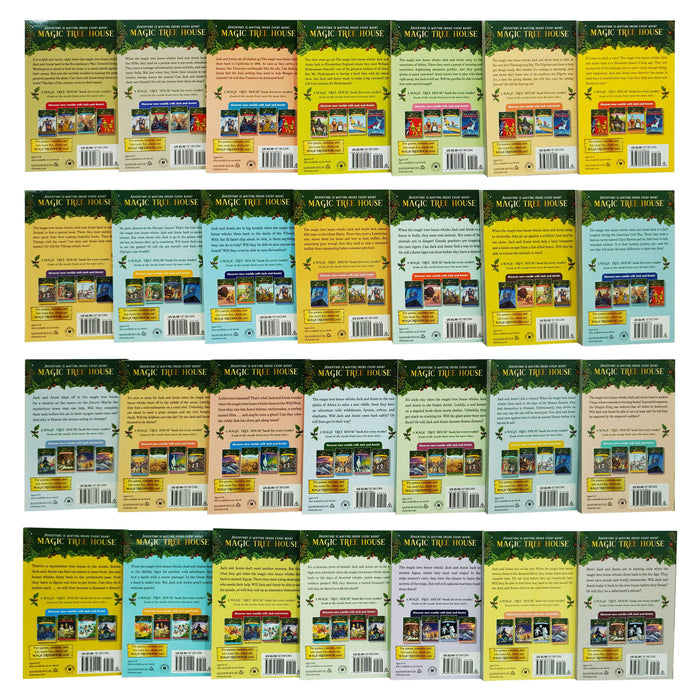 Magic Tree House Books 1-28 Boxed Set by Mary Pope Osborne - Ages 7-9 - Paperback 7-9 Random House Books