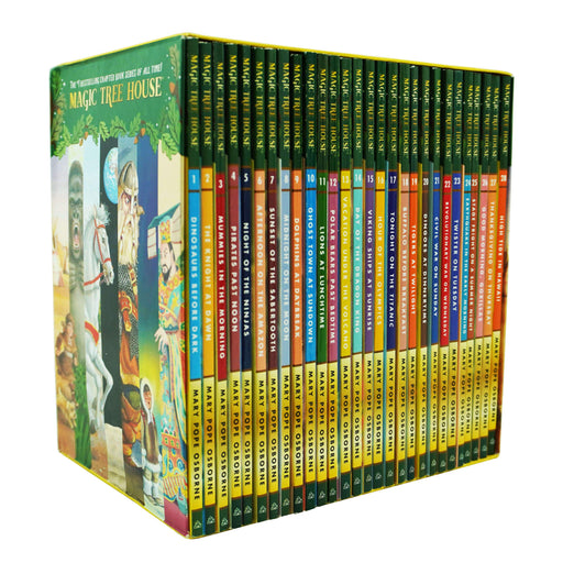 Magic Tree House Books 1-28 Boxed Set by Mary Pope Osborne - Ages 7-9 - Paperback 7-9 Random House Books