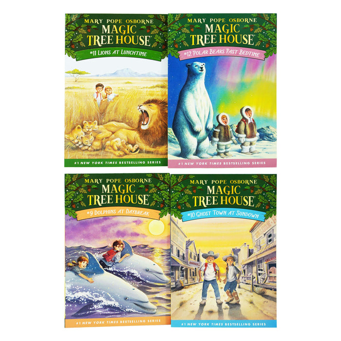 Magic Tree House Merlin Missions 4 Books 9-12 by Mary Pope Osborne - Ages 5-7 - Paperback 5-7 Random House Books