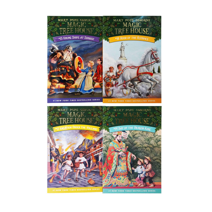 Magic Tree House Merlin Missions 4 Books 13-16 by Mary Pope Osborne - Ages 5-7 - Paperback 5-7 Random House Books