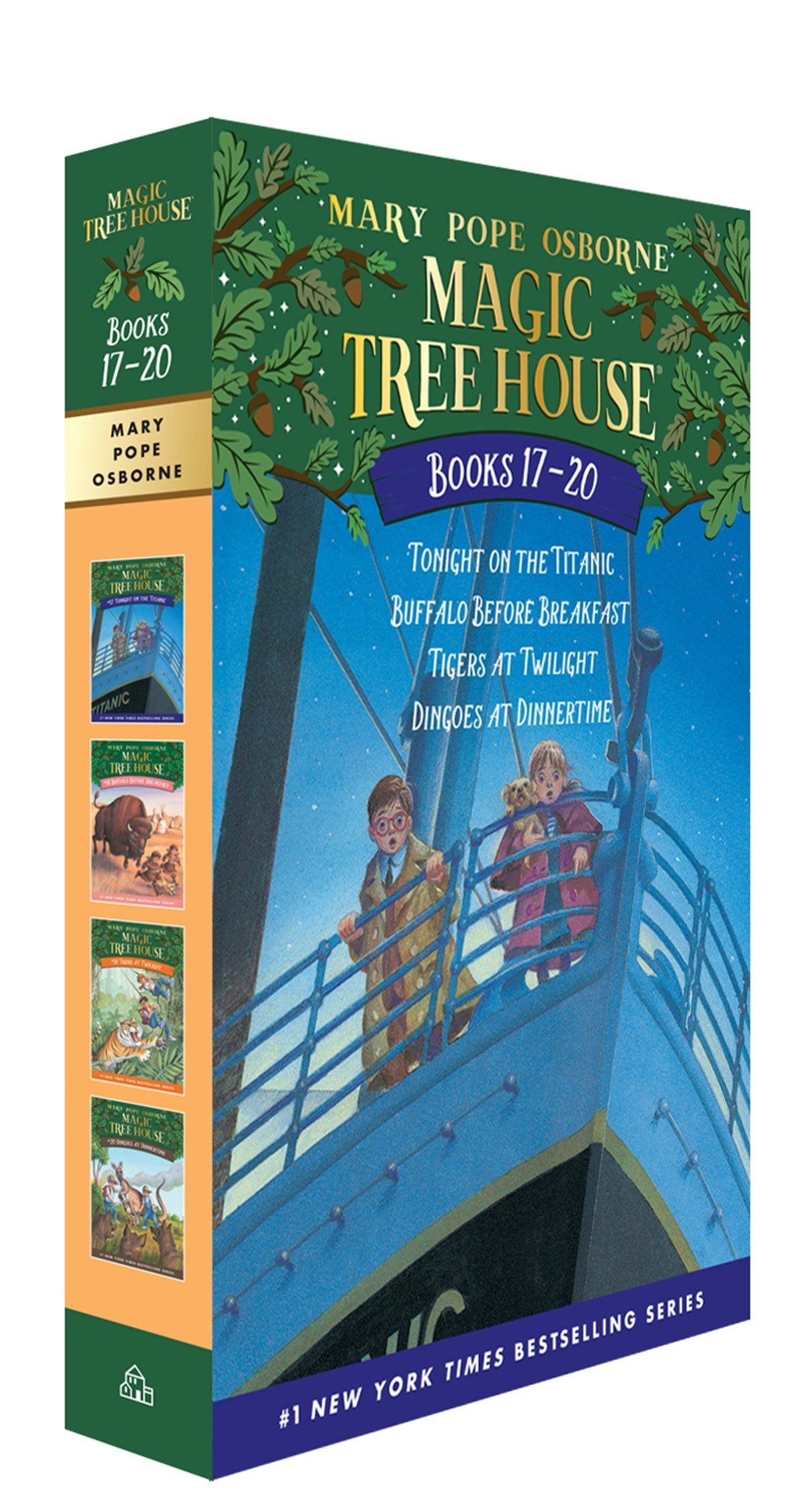 Magic Tree House Series by Mary Pope Osborne: Books 17-20 Box Set - Ag ...