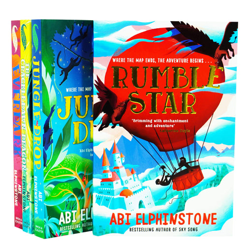 Abi Elphinstone The Unmapped Chronicles 4 Books Collection Set- Ages 9-14 - Paperback 9-14 Simon & Schuster
