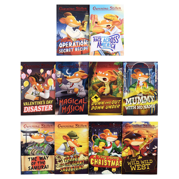 Geronimo Stilton Series 1,2 ,3 and 4: 40 Books Collection Set By Gerenimo Stilton Ages 7-9 - Paperback 7-9 Sweet Cherry Publishing
