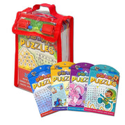Jr Grab n Go Puzzles 8 Books Bag - Ages 0-5 - Paperback 0-5 Beaver Books