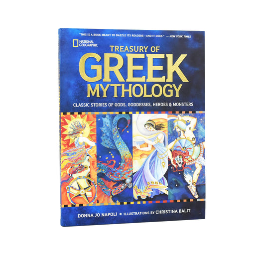 Treasury of Greek Mythology by Donna Jo Napoli - Ages 7-9 - Paperback 7-9 National Geographic Kids
