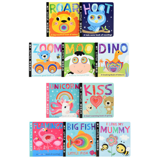 My Little World Peek Through Collection 10 Books by Little Tiger – Ages 0-5 – Board Book 0-5 Little Tiger