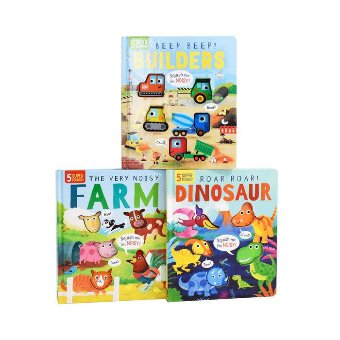 My First Touch and Feel Sound 3 Books Collection Set by Little Tiger - Ages 0-5 - Boardbook 0-5 Little Tiger