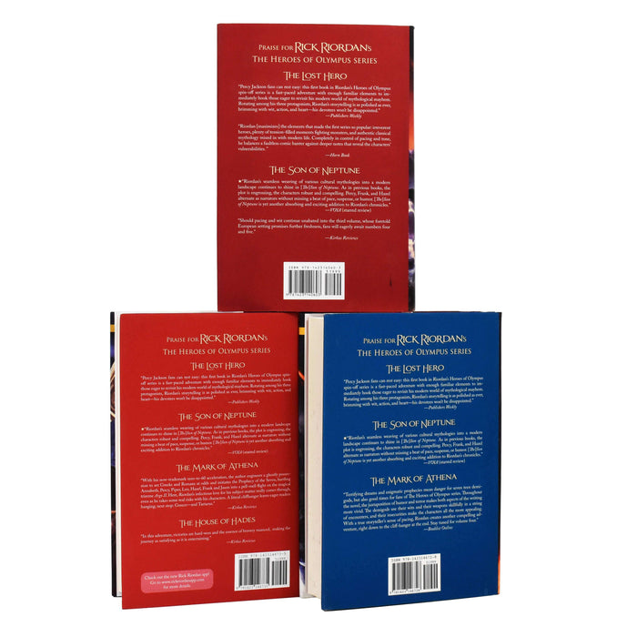 Heroes of Olympus 3 Books Set by Rick Riordan - Young Adult - Hardback Young Adult Disney Hyperion