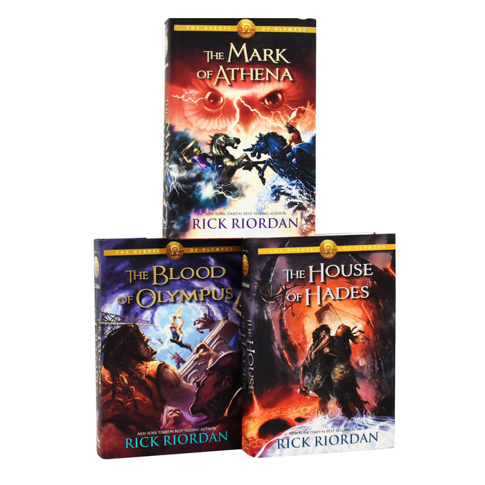 Heroes of Olympus 3 Books Set by Rick Riordan - Young Adult - Hardback Young Adult Disney Hyperion