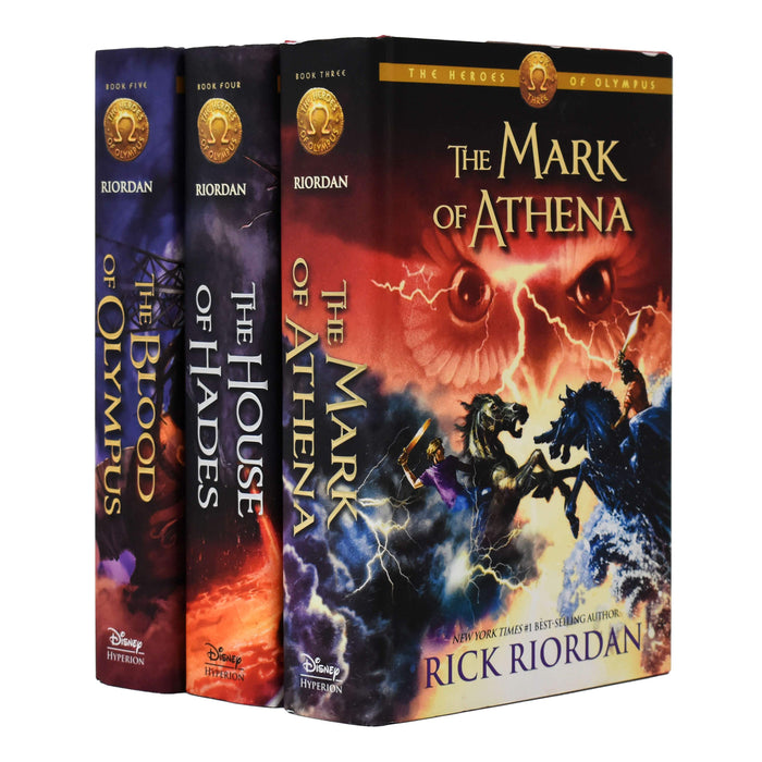 Heroes of Olympus 3 Books Set by Rick Riordan - Young Adult - Hardback Young Adult Disney Hyperion