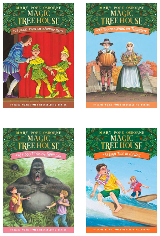 Magic Tree House Merlin Missions Books 25-28 by Mary Pope Osborne - Ages 5-7 - Paperback 5-7 Random House