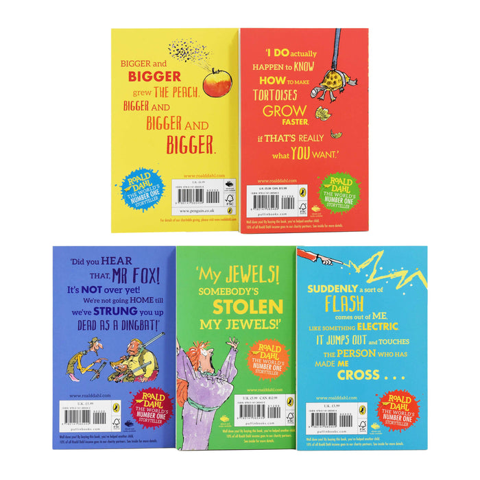 Roald Dahl Collection 5 Book Box Set - Ages 7-9 - Paperback 7-9 Penguin Books