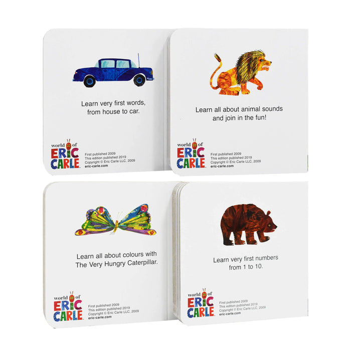 Little Learning Library 4 Books by Eric Carle – Ages 0-5 – Hardback 0-5 Penguin Books