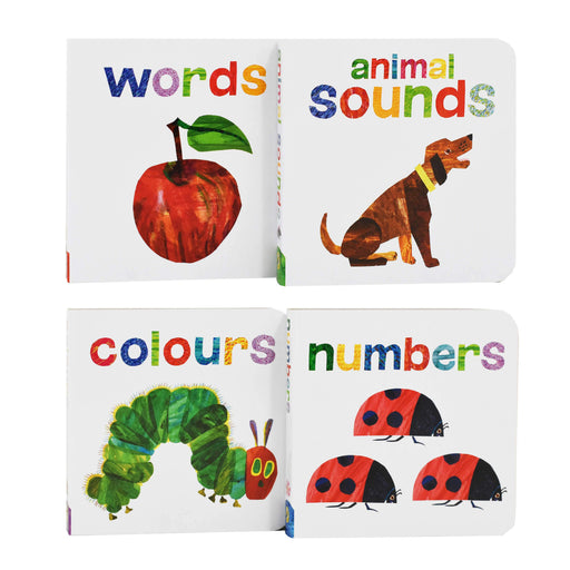 Little Learning Library 4 Books by Eric Carle – Ages 0-5 – Hardback 0-5 Penguin Books