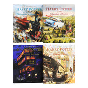 Harry Potter The Illustrated 4 Books by Jim Kay - Ages 9-14 - Hardback 9-14 Bloomsbury Publishing PLC