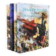 Harry Potter The Illustrated 4 Books by Jim Kay - Ages 9-14 - Hardback 9-14 Bloomsbury Publishing PLC