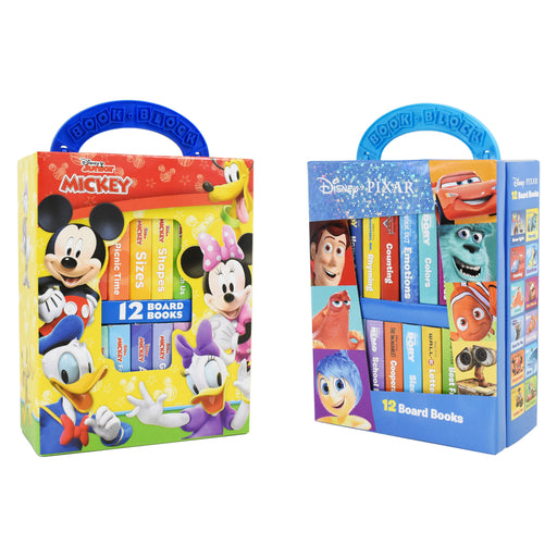 Disney Junior Mickey Mouse Clubhouse & Disney Pixar My First Library 24 Books Box Set - Age 0-5 - Board Book 0-5 PI Kids