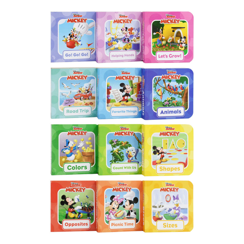Disney Junior Mickey Mouse Clubhouse 12 Books Box Set - Ages 0-5 - Board Book 0-5 PI Kids