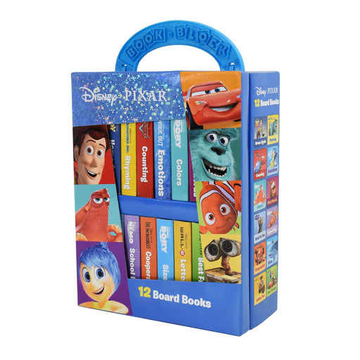 Disney Pixar My First Library 12 Book Set - Ages 0-5 - Board Book 0-5 PI Kids