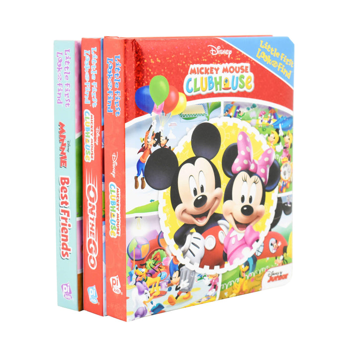 Disney Look and Find (Disney Mickey Mouse Clubhouse, On the Go, Best Friends) - Ages 0-5 - Board book 0-5 PI Kids