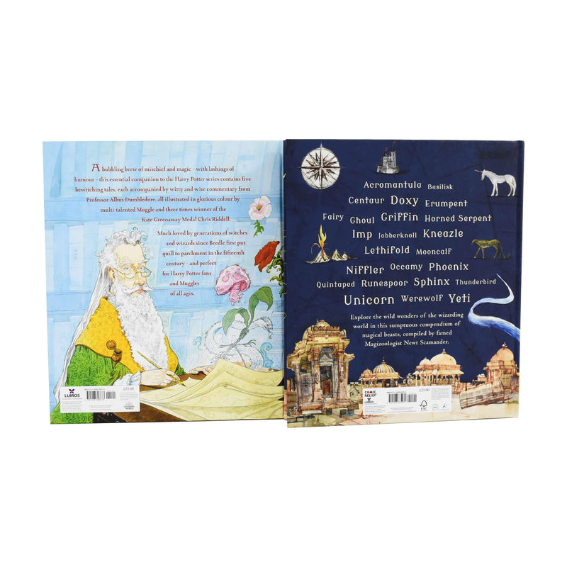 Fantastic Beasts, Tales of Beedle by J K Rowling 2 Books - Ages 5-7 - Hardback 5-7 Bloomsbury