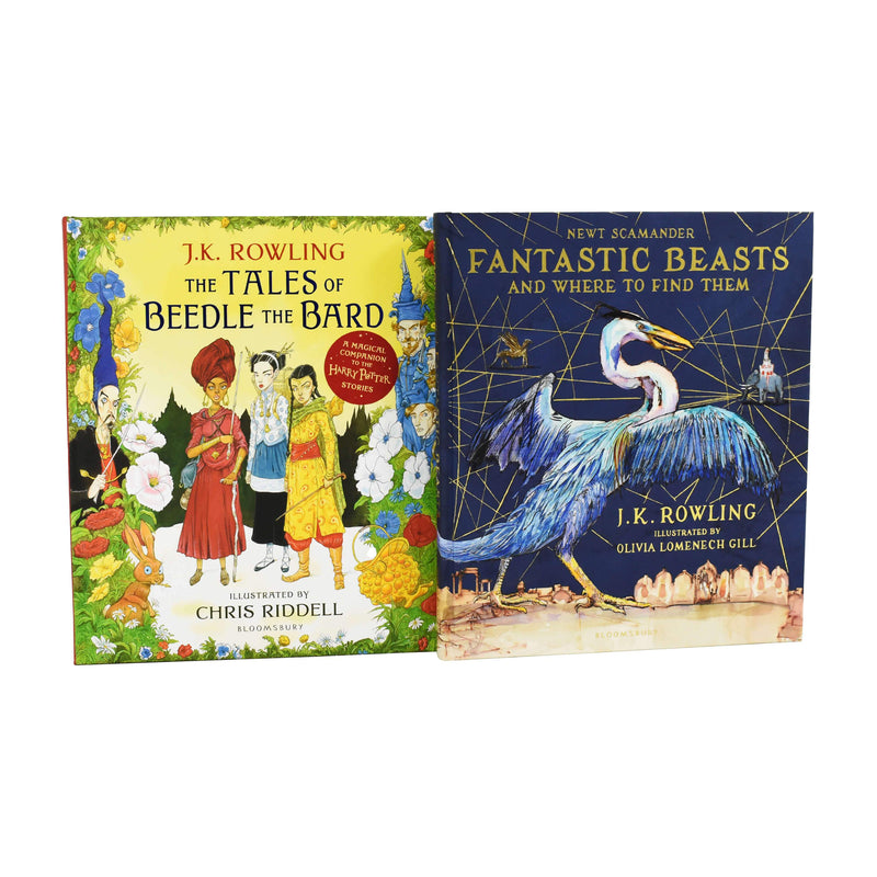 Fantastic Beasts, Tales of Beedle by J K Rowling 2 Books - Ages 5-7 - Hardback 5-7 Bloomsbury