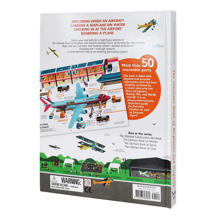 Ultimate Book of Airplanes and Airports by Sophie Bordet-Petillon - Ages 0-5 - Hardback 0-5 Twirl