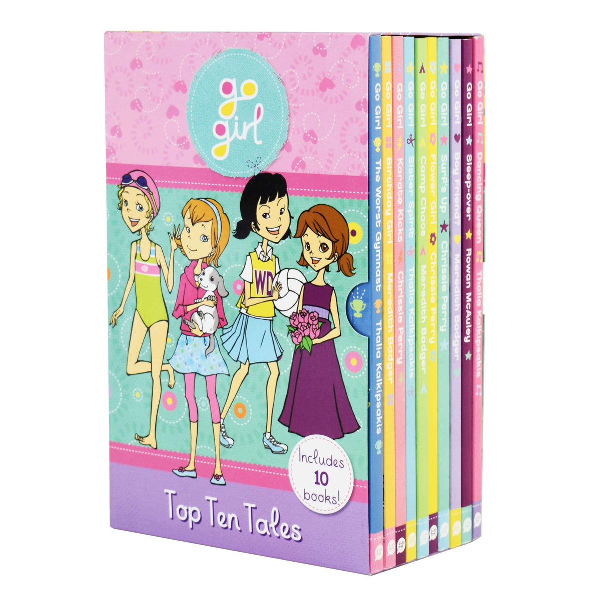 Go Girl Top Ten Tales 10 Books Box by H.I.Larry – Ages 7-9 – Paperback ...