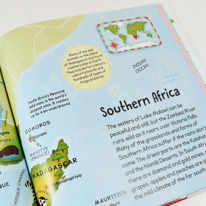 First Atlas Book Includes a World Map Poster By Miles Kelly – Ages 5-7 - Hardback 5-7 Miles Kelly Publishing Ltd